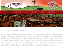 Tablet Screenshot of morganbeef.co.za